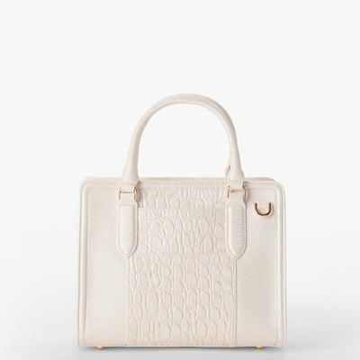 Sea Salt White Carman Cami Satchel Back View