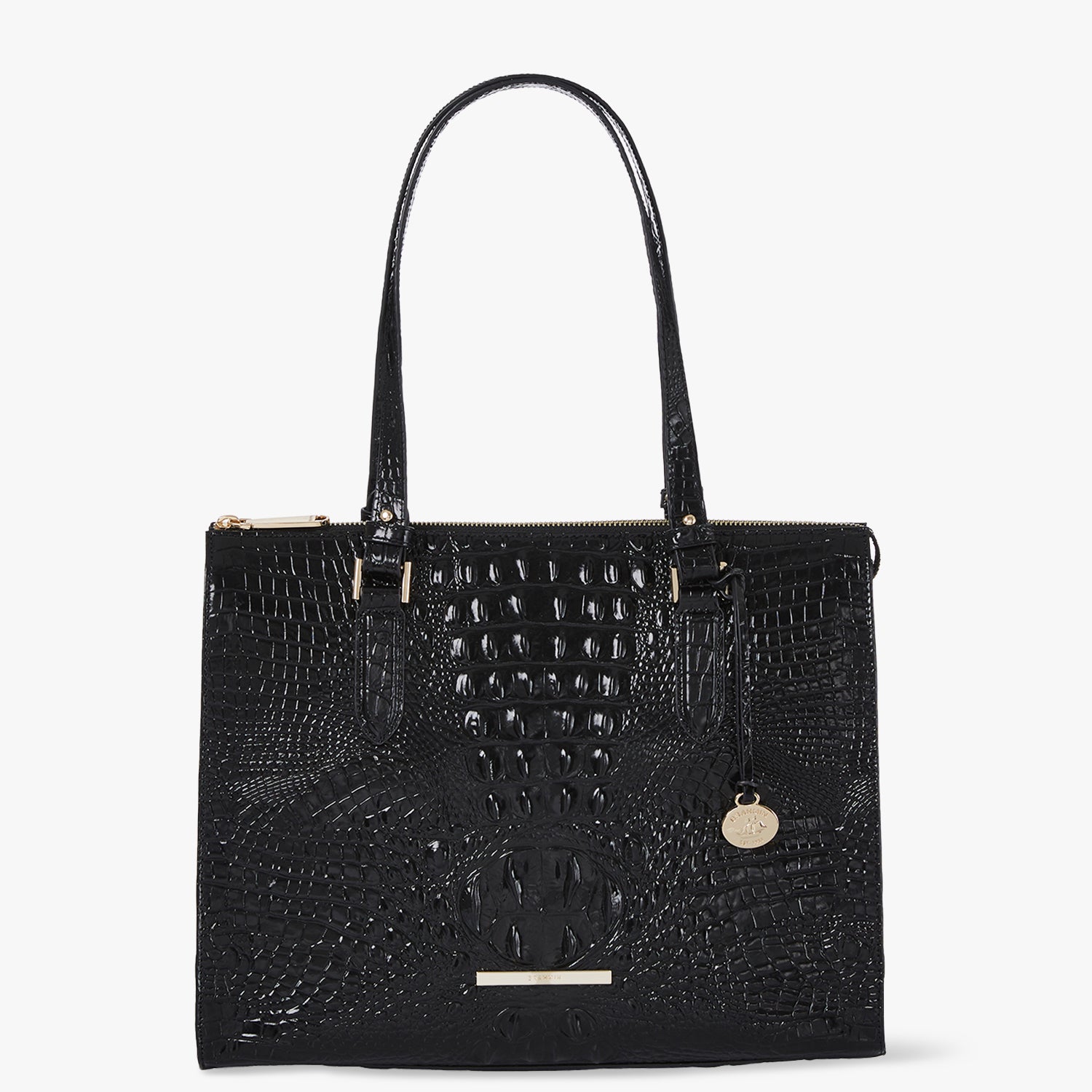 Brahmin Melbourne Collection good Tote and Wa