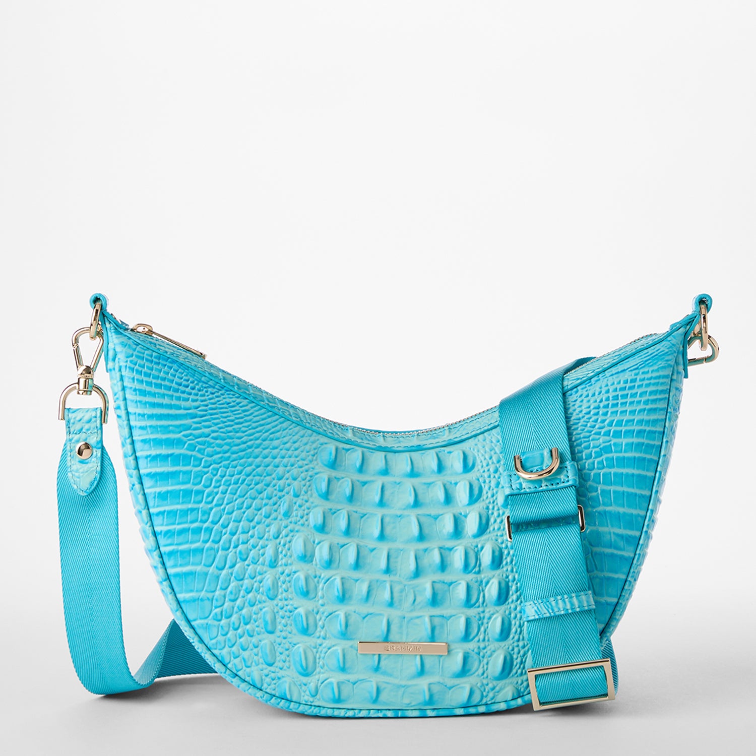 Brahmin Inspired Blue Crocodile Purse sold