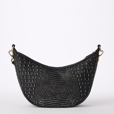 Black Regal Mini Melbourne Percy Crossbody Back View 