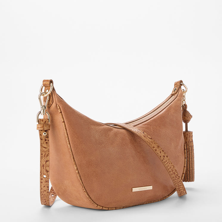Tan Adrift Percy Front Side View with Strap 