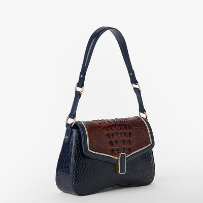 Navy Vesper Nerida Shoulder Bag Side View 