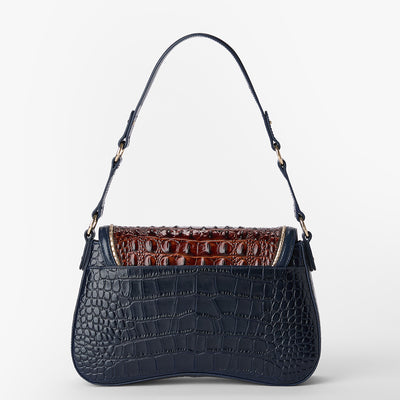 Navy Vesper Nerida Shoulder Bag Back View 