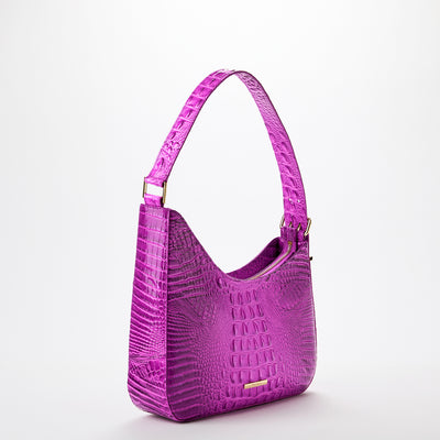 Abbott Deep Fuschia Melbourne Shoulder Bag Side View