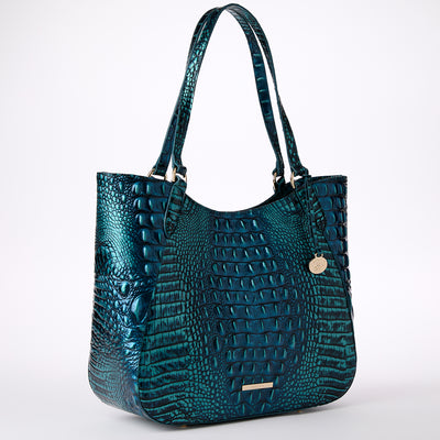 Blue Patina Melbourne Aliza Tote Side View 