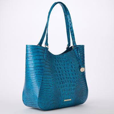 Vibrant Azure Melbourne Aliza Tote Side View 
