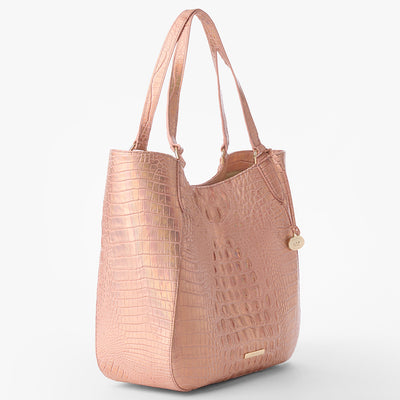 Rose Gold Melbourne Aliza Tote Side View 
