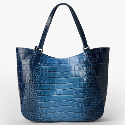 Heavenly Blue Lumeria Aliza Tote Back View 