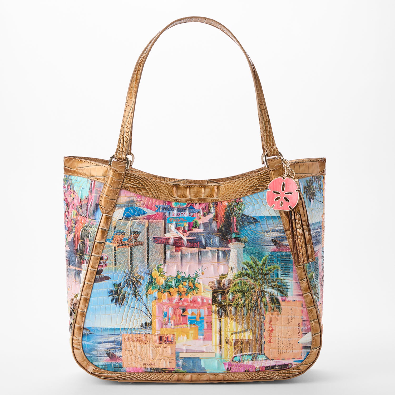 【美品】Oribianco leather bag Leather Crossbody Bag - Arizona - Black