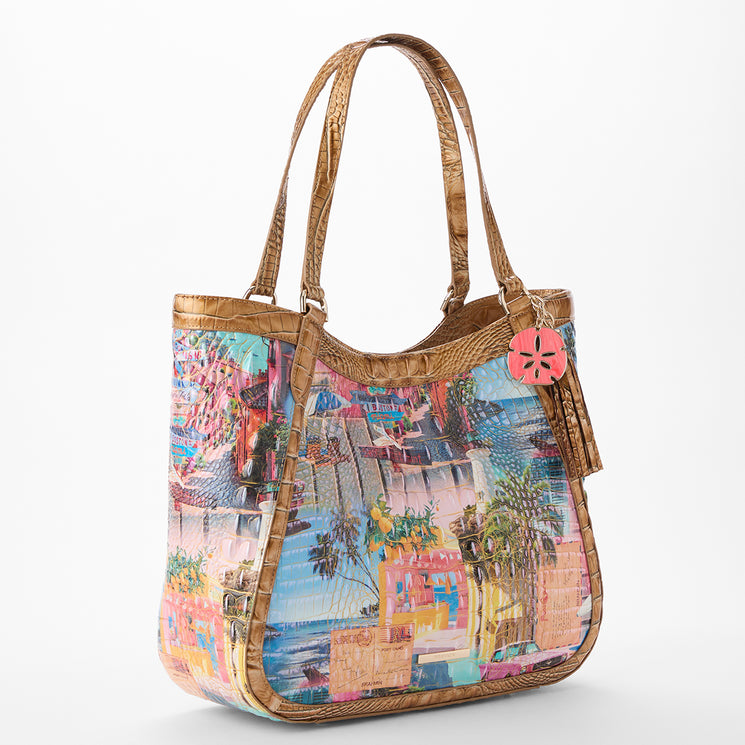 Multi Myrtos Aliza Tote Side View