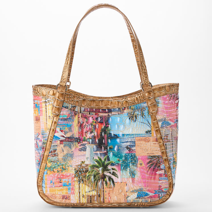 Multi Myrtos Aliza Tote Back View