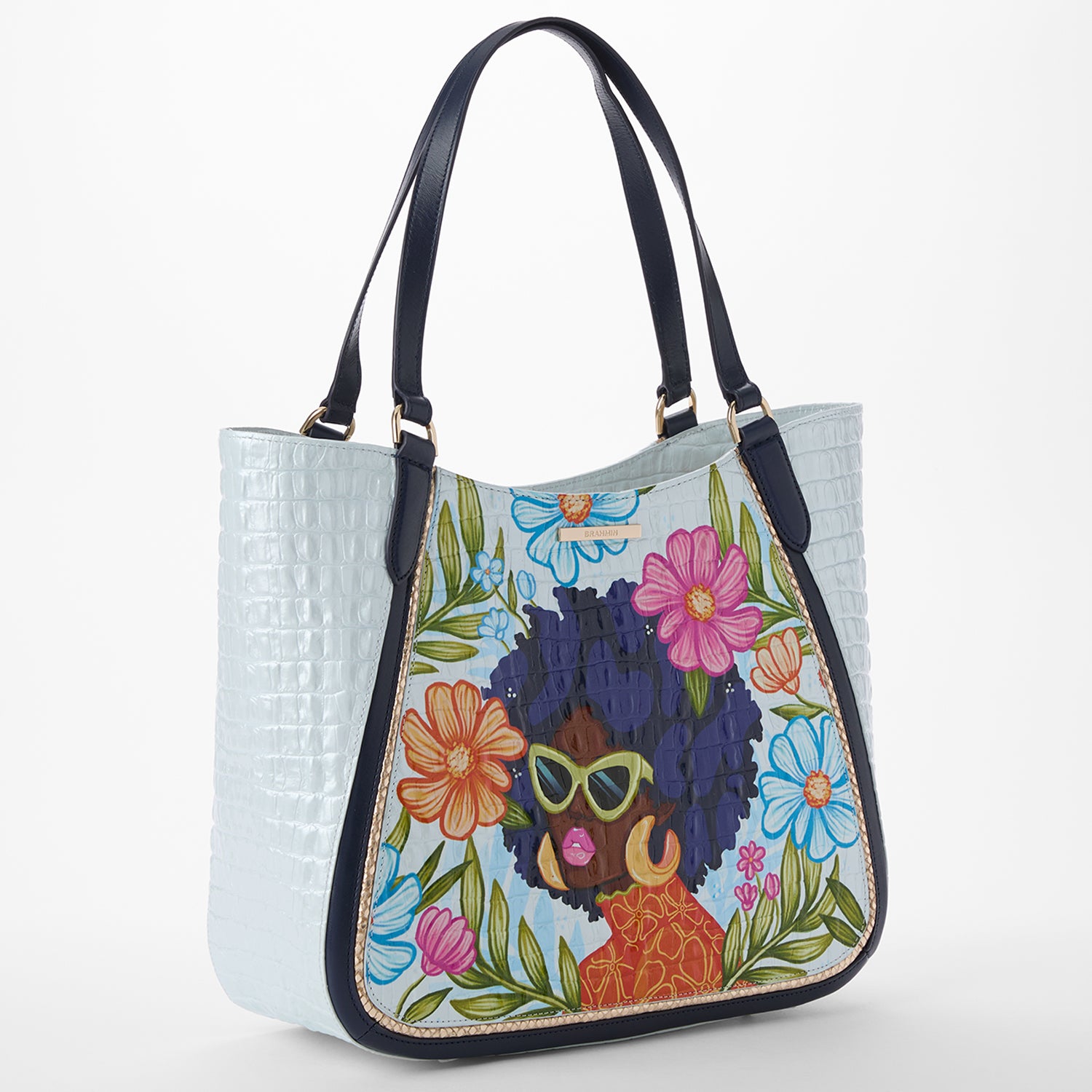 Aliza | Aura Blue Wild Bloom | BRAHMIN