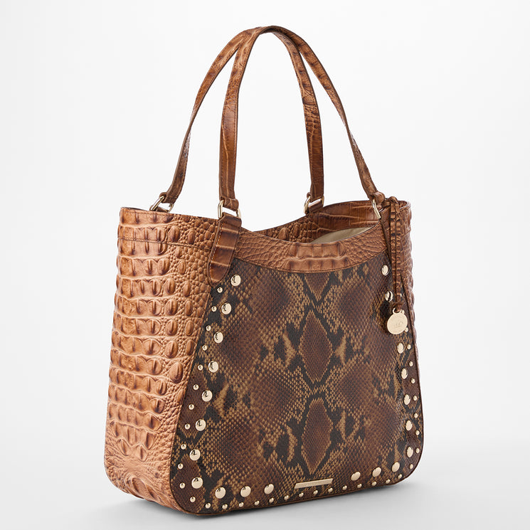 Cinnamon Anuket	Aliza Tote Side View