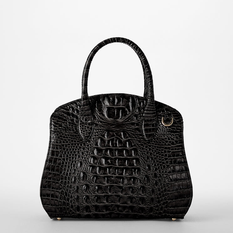 Rosetta Satchel black Melbourne Back View