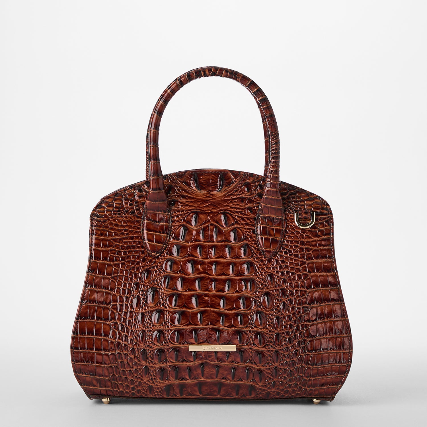 Rosetta Leather Satchel | Pecan Melbourne | BRAHMIN