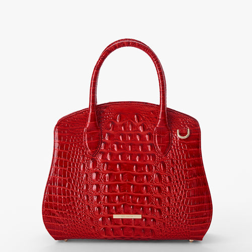 Croc Embossed Bags | Leather Crocodile Purses | BRAHMIN display picture 1