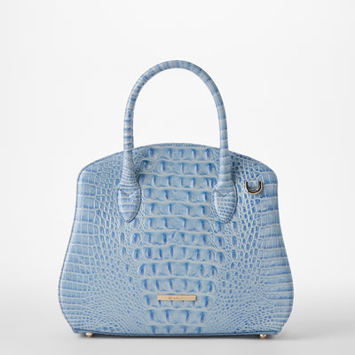 Heavenly Blue Melbourne Rosetta Satchel Front View 