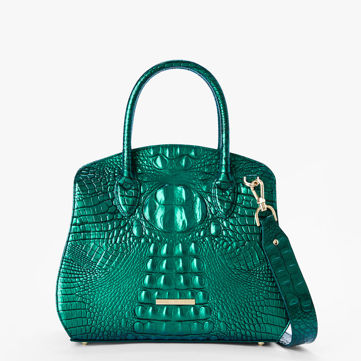 Mystic Green Melbourne Rosetta Front View with Strap 
