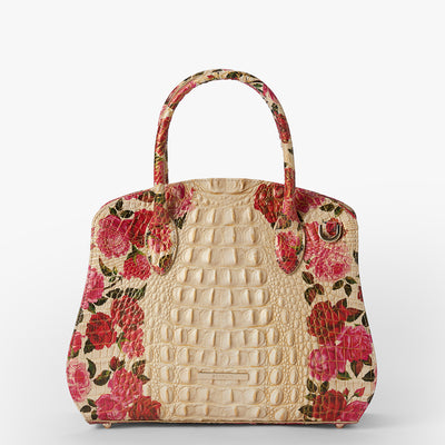 Romantic Roses Ombre Melbourne Rosetta Satchel Front View