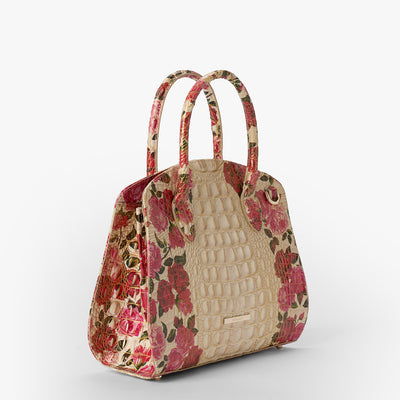 Romantic Roses Ombre Melbourne Rosetta Satchel Side View