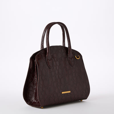 Ganache Vanderbilt Rosetta Satchel Side View 