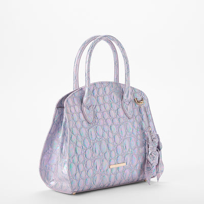 Lavender Dewdrop Rosetta Side Front View with Tassel 