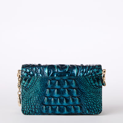 Blue Patina Melbourne Minuette Crossbody Back View 