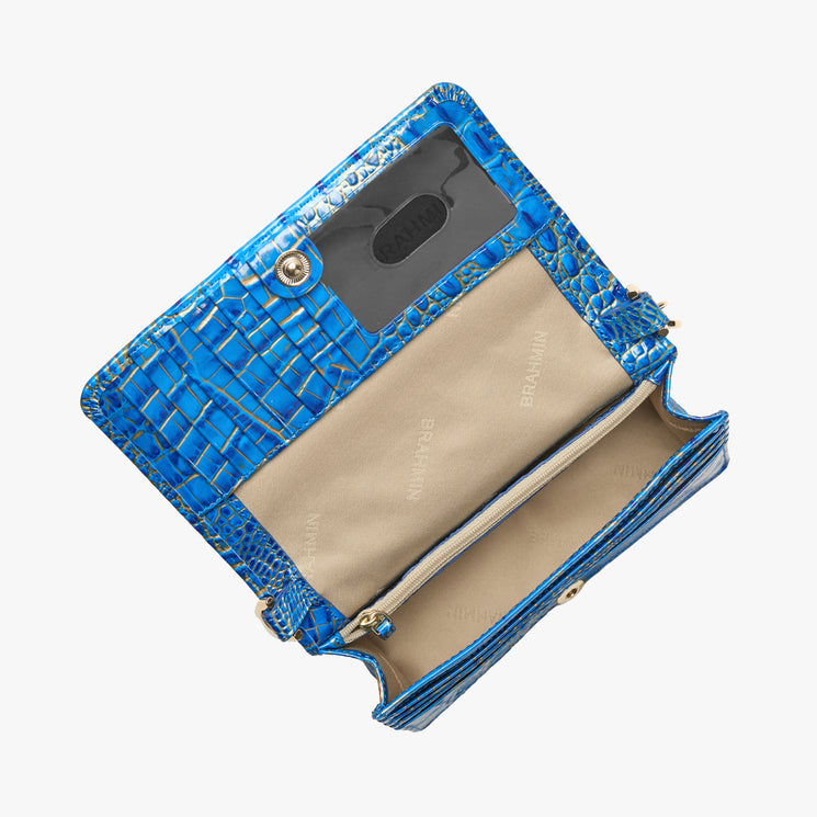 Electric Indigo Ombre Melbourne	Minuette Crossbody Open Top View