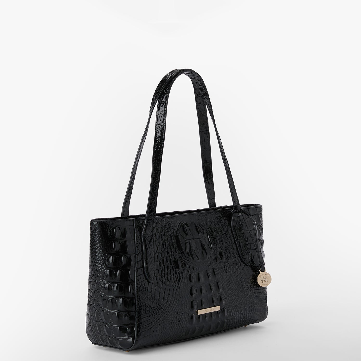 Brahmin Black Leather buy Purse