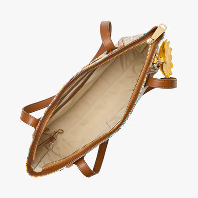 Multi Sunbeam Tonya Tote Open Top View 