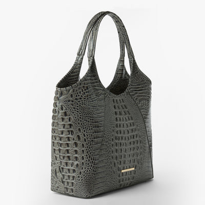 Charcoal Zinnia Iona Tote Side View 