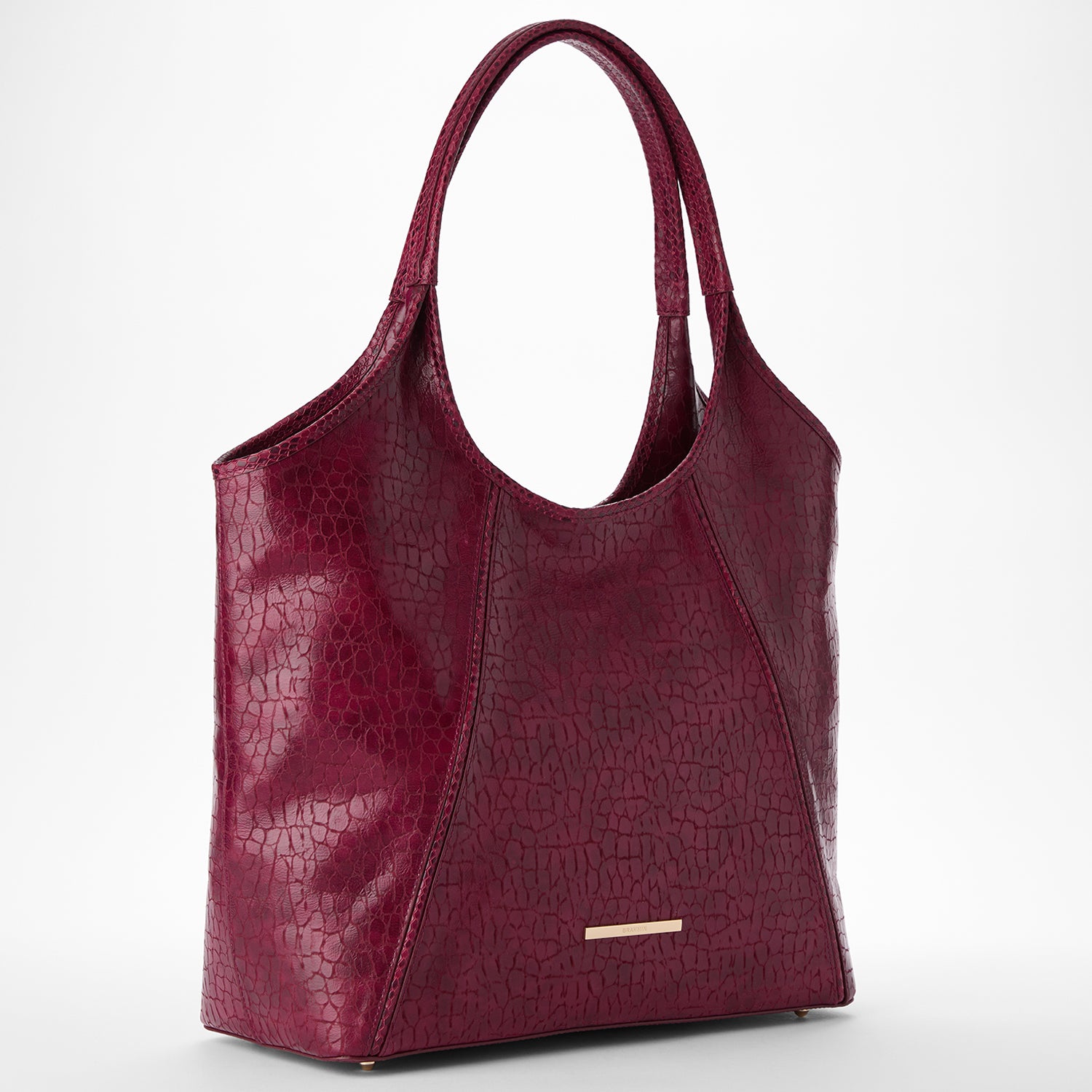 Iona Slouchy Oversized Tote | Cherry Lacquer | BRAHMIN