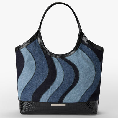 Retro Blue Lismore Iona Front View 