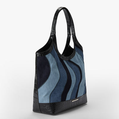 Retro Blue Lismore Iona Side View 