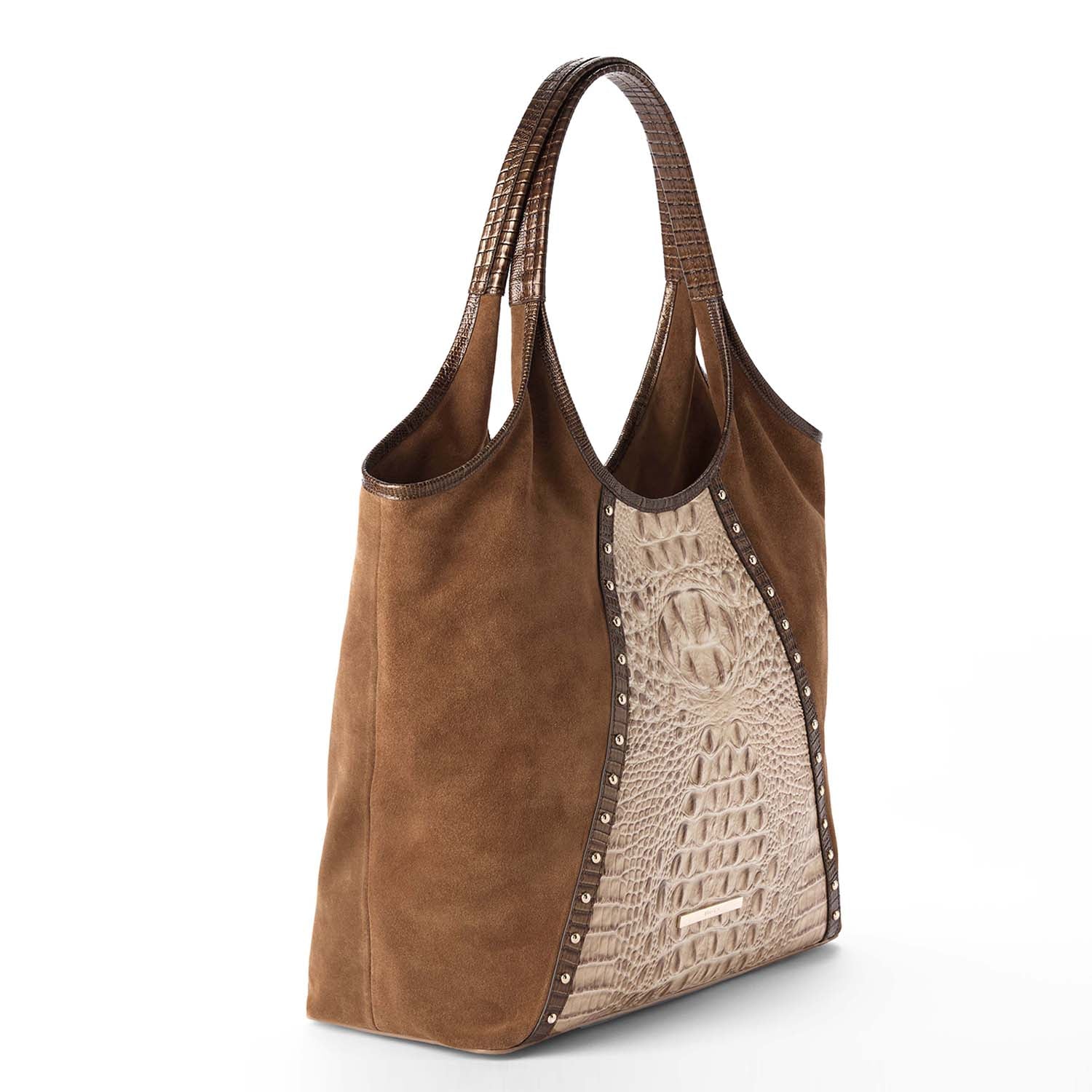 Iona Slouchy Oversized Tote | Taupe Ensemble | BRAHMIN