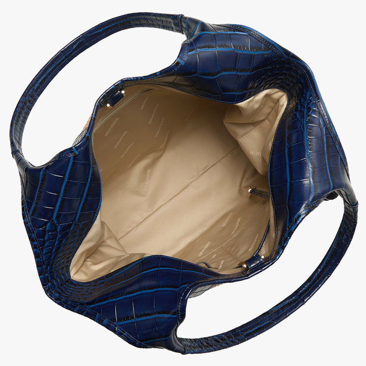 Navy Windswept Iona Tote Open Top View
