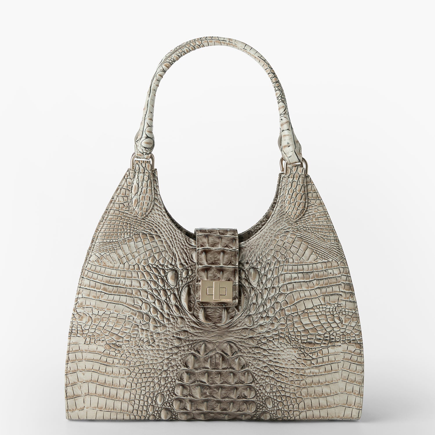 Brahmin Taupe Shoulder deals bag