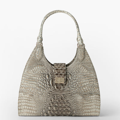 Timeless Taupe Ombre Melbourne Large Adrian Satchel Front View 