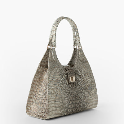 Timeless Taupe Ombre Melbourne Large Adrian Satchel Side View 