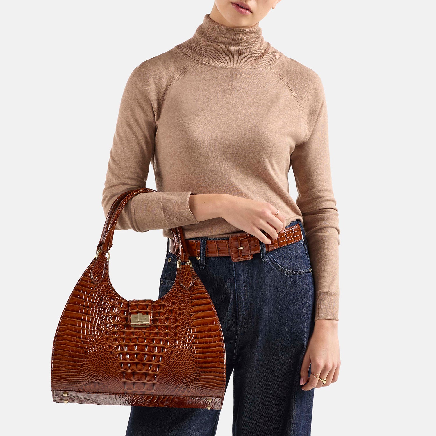 Brahmin Elisa Pecan Melbourne popular bag