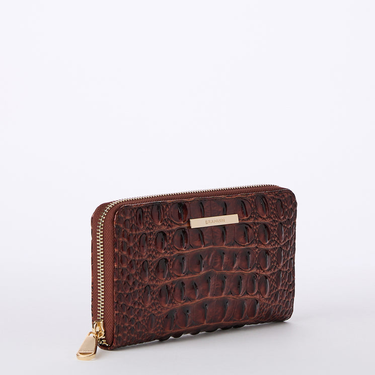 Suri Wallet Pecan Melbourne Side View