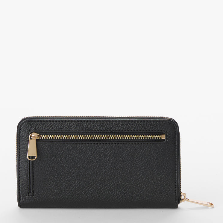 Black Basel Suri Wallet Back View