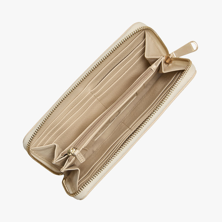 Ivory Basel Suri Wallet Open Top View