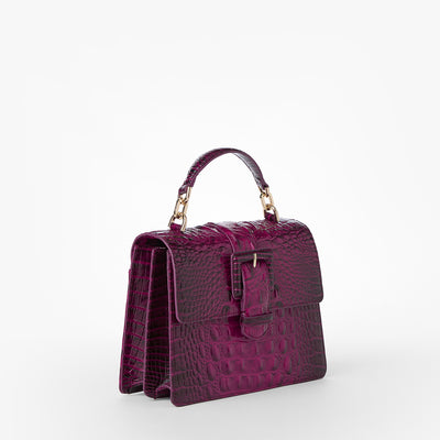 Sugar Plum Melbourne Small Hallie Satchel Side View 