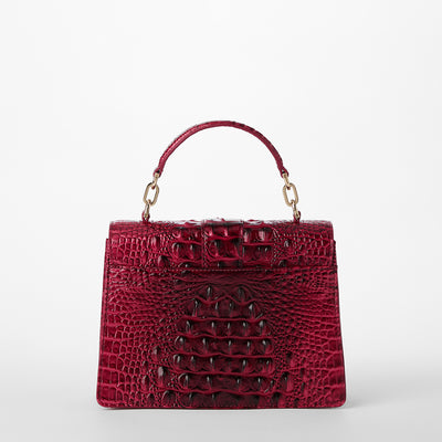 Merlot Ombre Melbourne Small Hallie Satchel Back View 
