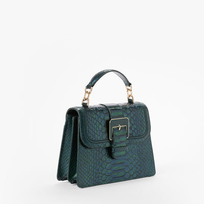 Evergreen Kalopsia Small Hallie Satchel Side View 
