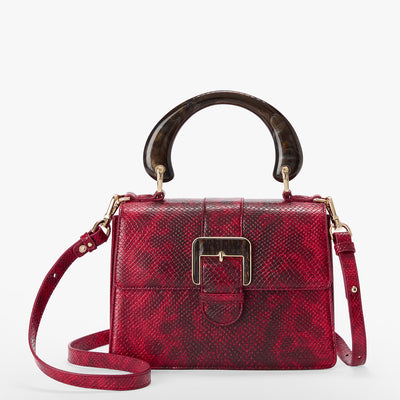 Red Opal Cassatt Small Hallie Front View with Strap