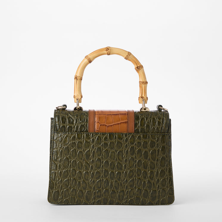 Green Brookhaven Small Hallie Satchel Back View