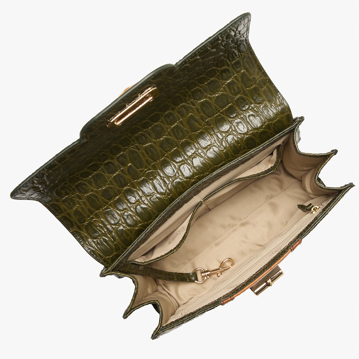 Small Hallie | Green Brookhaven | BRAHMIN