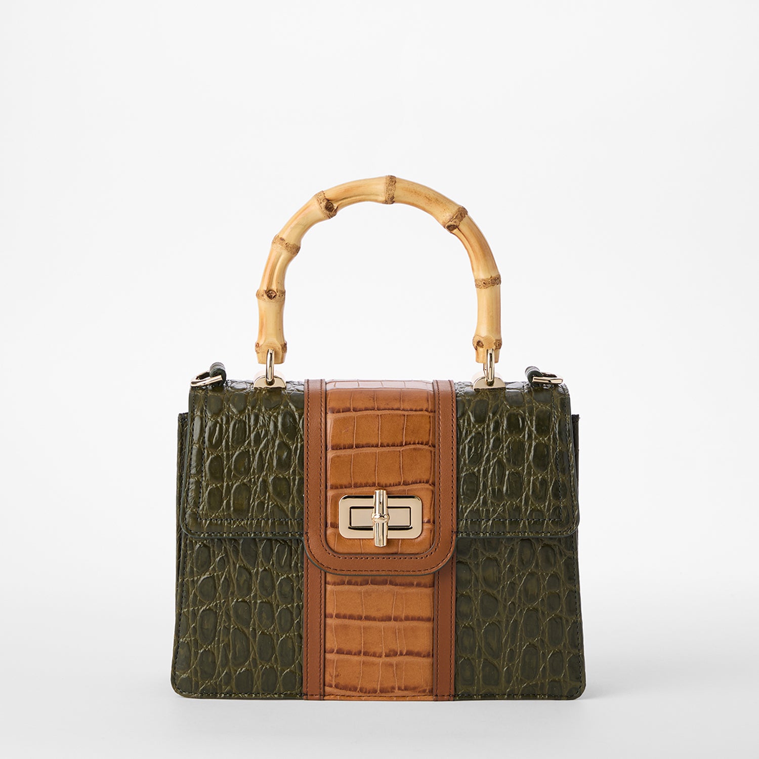 brahmin mini backpack sale Small Hallie | Green Brookhaven